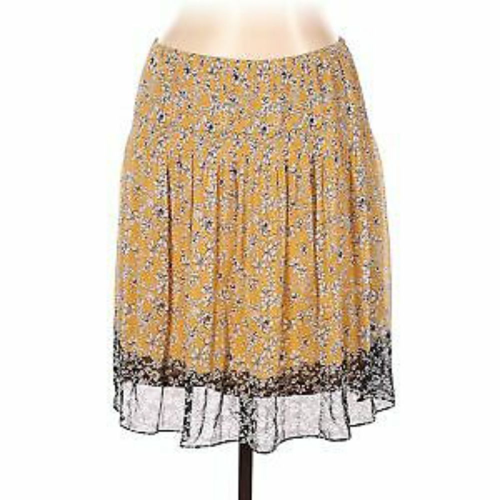 Max Studio Floral Print Skirt Sz S
